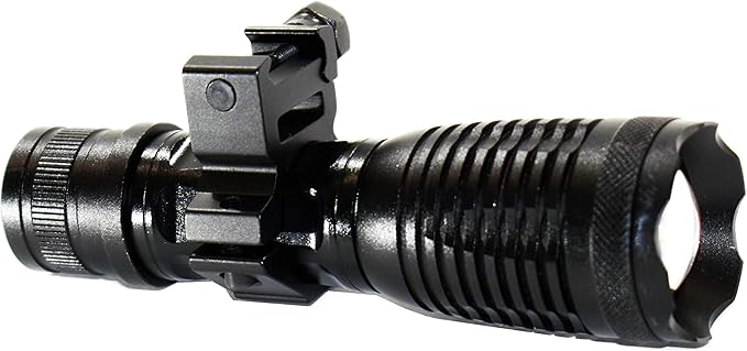 Trinity 1500 lumens led Tactical Flashlight with Mount for 20 Gauge Shotguns blk_AB
