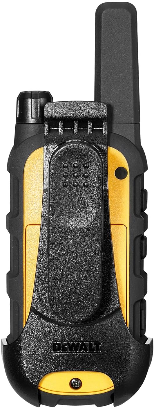 DEWALT DXFRS300 1 Watt Heavy Duty Walkie Talkies with Headsets - Waterproof, Shock Resistant, Long Range & Rechargeable Two-Way Radio with VOX (4 Pack) (2DXFRS300-SV1)
