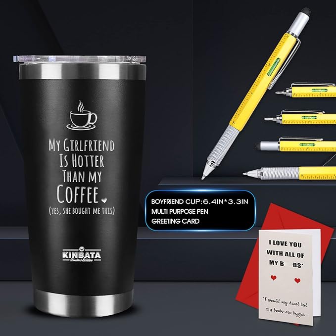 Birthday Gifts for Boyfriend-Fathers Day Unique Gifts for Him Anniversary Sets Gifts for Men, UniqueMen Presents from Girlfriend29