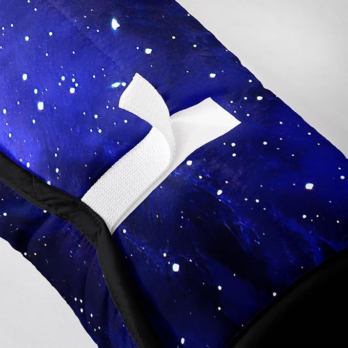 Space Nap Mat - Space Ship Galaxy Sleeping Bag with Removable Pillow - Daycare and Sleepovers Preschool Kindergarten Bedding Set for Kids Toddler Boys Girls
