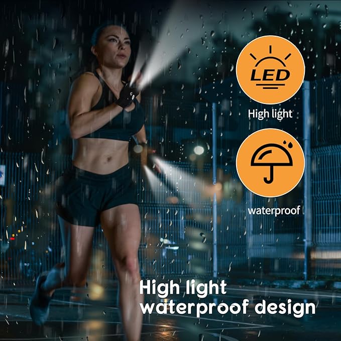 LED Flashlight Gloves, Day Gifts for Man Boyfriend Husband Dad, Unique Man Gifts, Cool Gadget for Repairing Cars, Survival Camping Hiking Rescue Tool LED Gloves Flashlight