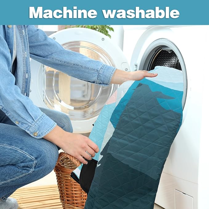 PY SUPER MODE Extra Large Waterproof Picnic Blankets 83x79 Inches - 5 Layer Outdoor Picnic Mat for Beach Camping Park Lawn, Windproof Anchor System with Stakes, Foldable Blue&Brown