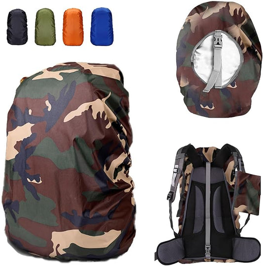 20-80L Waterproof Backpack Rain Cover with Storage Pouch and Adjustable Buckle Strap for Traveling Outdoor Hiking Camping