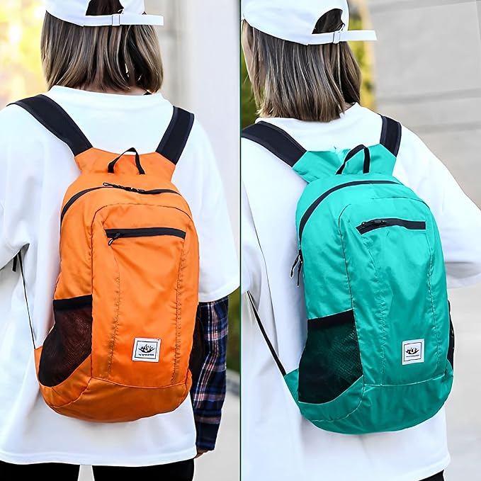20L Waterproof Packable Hiking Backpack, Flower Ultra Lightweight Travel Camping Backpack for Women Men, Foldable Outdoor Day Pack Bag for Backpacking Sports (Color 2)