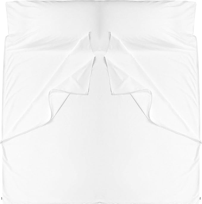 Brand - GANNAFEE Cotton Sleeping Bag Liner with Zipper - 100% Cotton Travel Sheet Sleep Sack Adult - Travel Sleeping Bag for Hotels Camping Hiking