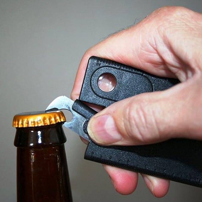 Gifts for men MultiTools - 10 in 1 Credit Card Pocket Multi Tool for everyday use - Home, Work or Outdoors(1 Pack)