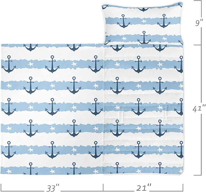 Space Nap Mat - Space Ship Galaxy Sleeping Bag with Removable Pillow - Daycare and Sleepovers Preschool Kindergarten Bedding Set for Kids Toddler Boys Girls