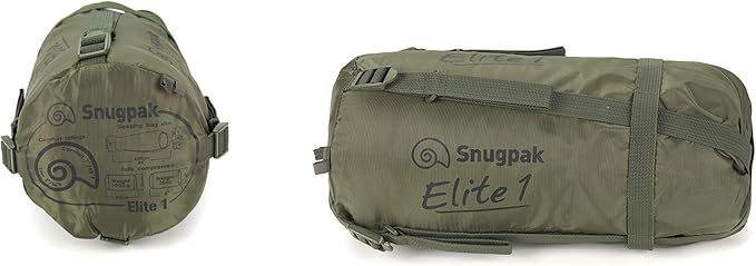 Snugpak Softie Elite 1 Sleeping Bag, 47 Degree, Expanda Panel System for Extra Space
