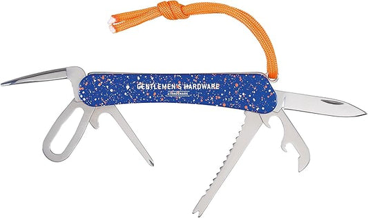 Gentlemen's Hardware - 8-in-1 Marine Multi-Tool, Great for Fishing, Camping, & Other Outdoor Activities, Stainless Steel, Versatile, Compact & Convenient