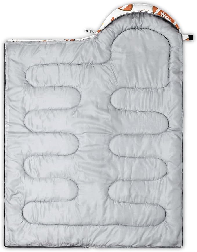 Kids Sleeping Bag for Boys Girls,Cute Puppy Print-Lightweight Warm Portable Outdoor Indoor-Waterproof Cold Weather Resistant Sleeping Bag for Camping Hiking