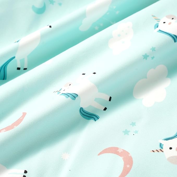 Bunnikins & Clover Toddler Nap Mat with Removable Pillow, Nap Mats for Preschool, Easy Clean Toddler Nap Pad for Kindergarten, Kids Sleeping Bag for Travel Camping