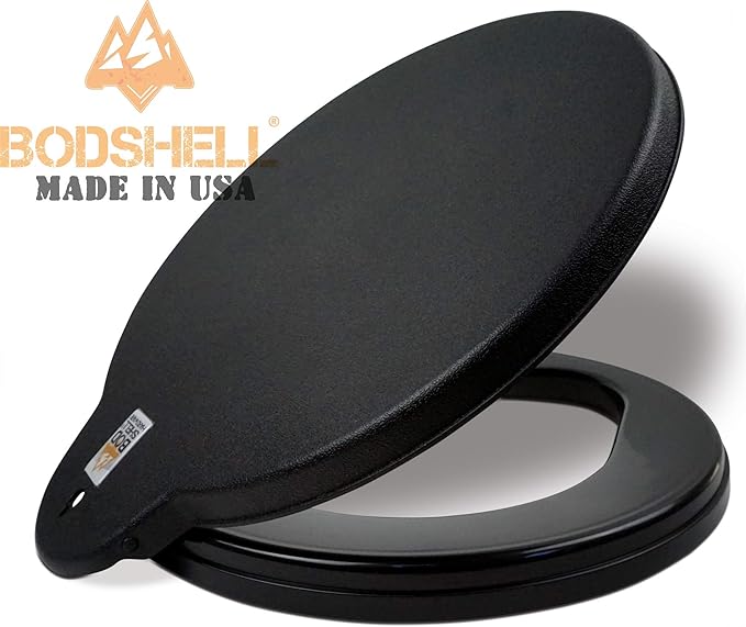 Portable Toilet Seat Lid for Emergencies and Camping - fits 5 Gallon Bucket (Lid Only)
