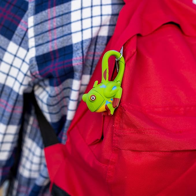 Big Discoveries LifeLight Animal Carabiner Flashlight – Fun Mini Animal Keychain Flash Lights for Kids, Adults, Nurses, Camping