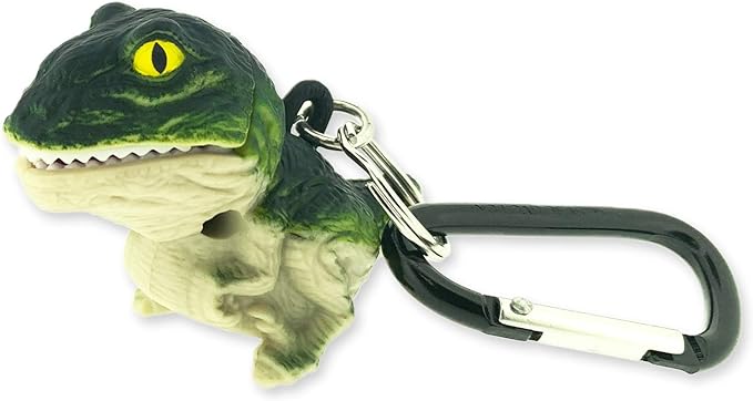 Big Discoveries WildLight Animal Carabiner Flashlight - Fun Mini Keychain Flash Lights for Kids, Nurses, Camping
