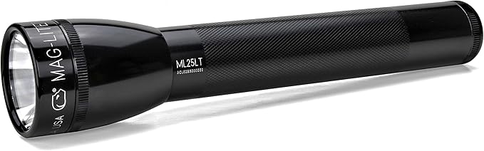 Maglite ML25LT LED 3-Cell C Flashlight, Black - ML25LT-S3016