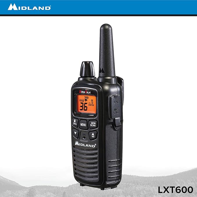 Midland LXT600VP3 FRS Two Way Radios - 8 Pack Bundle w/Chargers