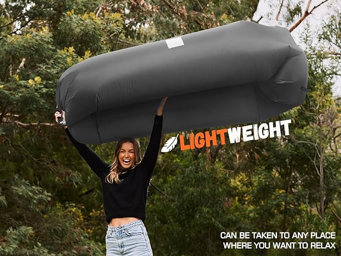 WEKAPO Inflatable Lounger Air Sofa Hammock-Portable,Water Proof& Anti-Air Leaking Design-Ideal Couch for Backyard Beach Traveling Camping Picnics & Music Festivals