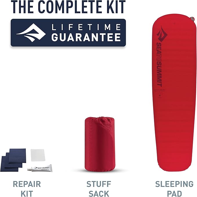 Sea to Summit Comfort Plus Self-Inflating Foam Sleeping Pad for Camping