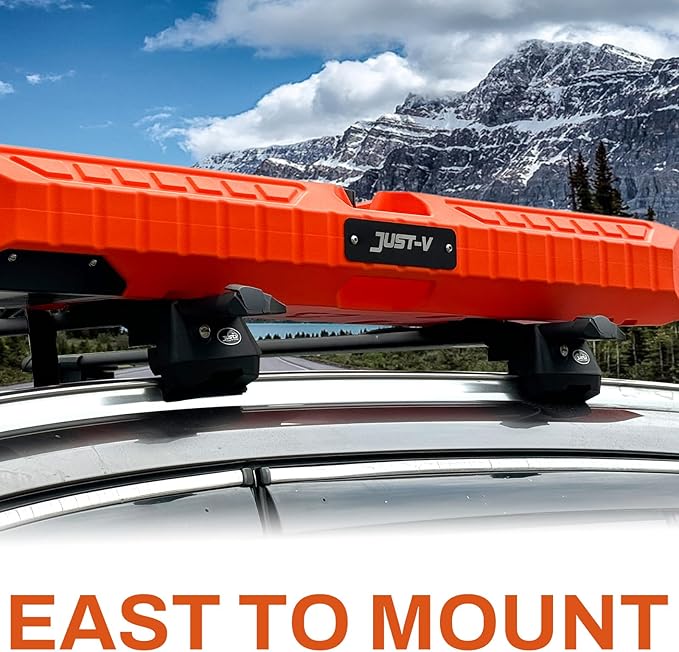 8-Gallon Water Tank with Camping Shower for Off-Road Vehicles, Pick-up Trucks,SUV,Outdoor Activities Water Supply Construction for Roof Rack Mount