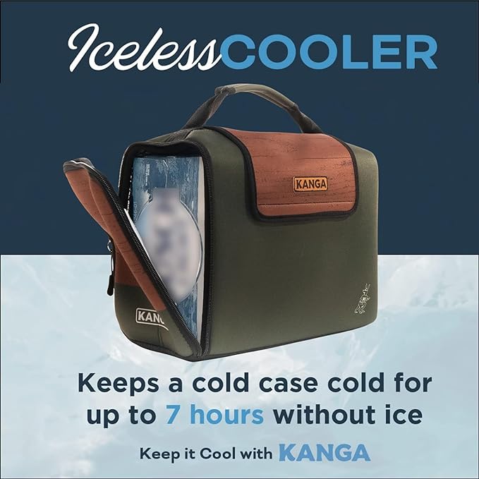 Kanga Insulated Cooler Bag - Soft Cooler Bag - Can Beer and Seltzer Drink Cooler - Insulated and Durability Tested - Kanga Kase Mate