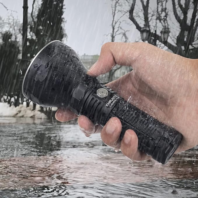 ThruNite Catapult Pro Rechargeable Flashlight, SFT70 LED, 1005 Meters Throw, 2713 High Lumens Bright Searchlight, Long Beam Distance Spotlight for Hiking, Camping, and Hunting - CW