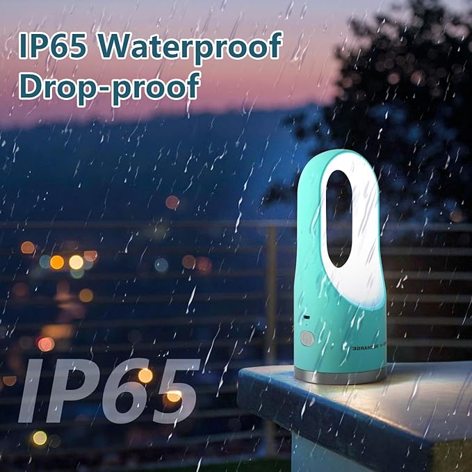 Rechargeable Spotlight Flashlight Portable Outdoor 1800mah Handheld U-Shape Lightweight Walking Lights 4 Modes Typr C Input for Home Walking Hiking Camping Fishing Emergency