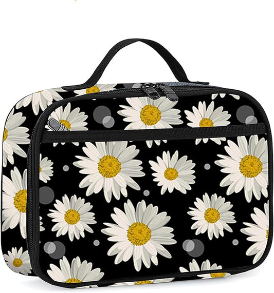 rickyh style Lunch Box with Padded Liner, Spacious Insulated Lunch Bag Durable Thermal Lunch Cooler Pack with Strap for Men Women Boys Girls Adults School Sports Beach Picnic Work Camp,2 Pocket