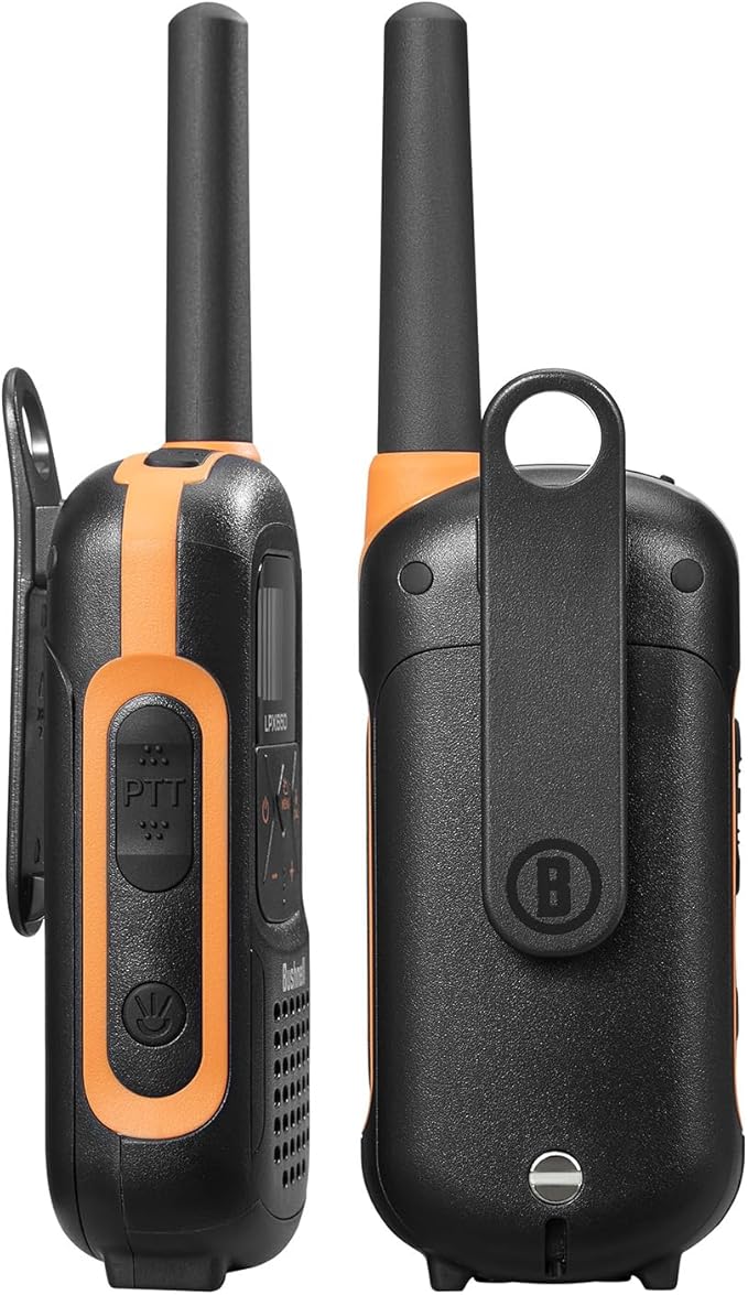 New Bushnell LPX650 Walkie Talkies - Waterproof Long Range Two Way Radios, IP67 Rugged Floating Design, USB-C Rechargeable - Equipped for Wherever Life Takes You (2 Pack)