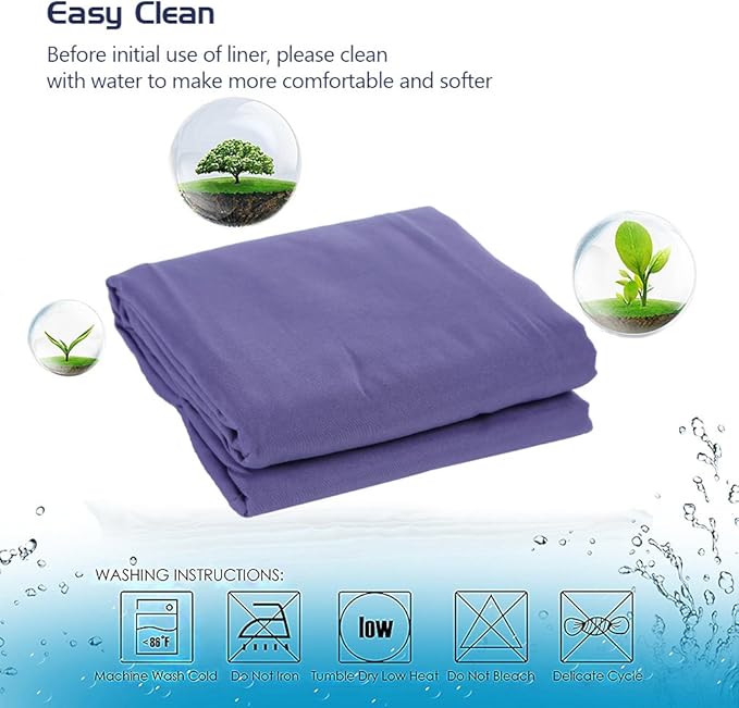 Sleeping Bag Liner Camping Travel Sheet Lightweight Hotel Sheet Compact Sleep Bag Camping Youth Hostels