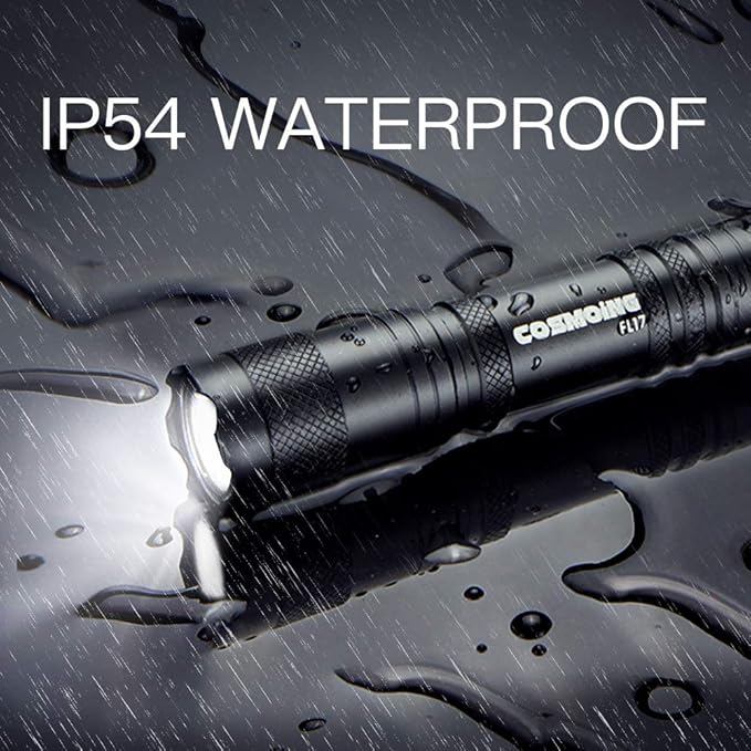 Pen Flashlight, 3 Modes Small Pen Light Flashlight, Super Bright Powered by 2xAA Battery(Not Included) IP54 Waterproof with Pocket Clip Penlight for Emergency, Inspection, Medical -2 Pack