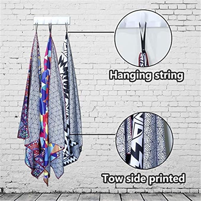 Genovega Tropical Microfiber Pool Sandproof Camping Towel Blanket - Quick Fast Dry Sand Free Proof Outdoor Travel Rack Swim Micro Fiber Thin Yoga Mat Personalized Girls Women Men Adults Hawaii Palm