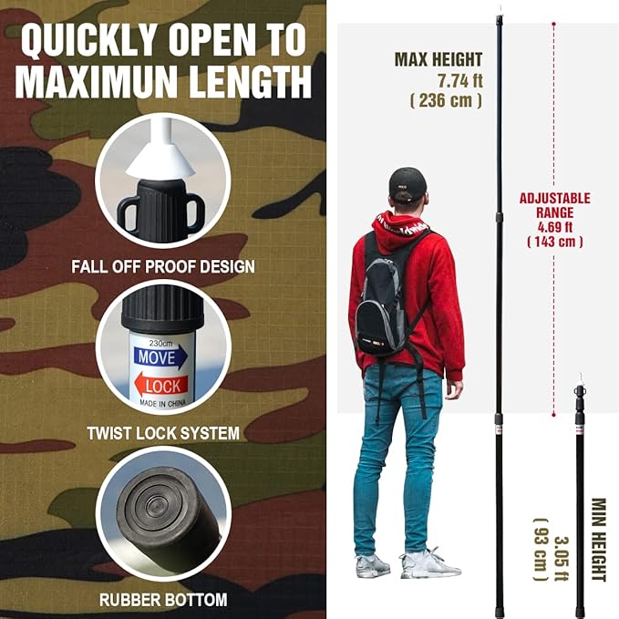 LYN Extra Large Zipper Reusable Survival Emergency Shelter Tent,Thermal Waterproof Fireproof Lightweight Bugout, with ParacordāStake for Camping,First Aid,Hiking&Bushcraft