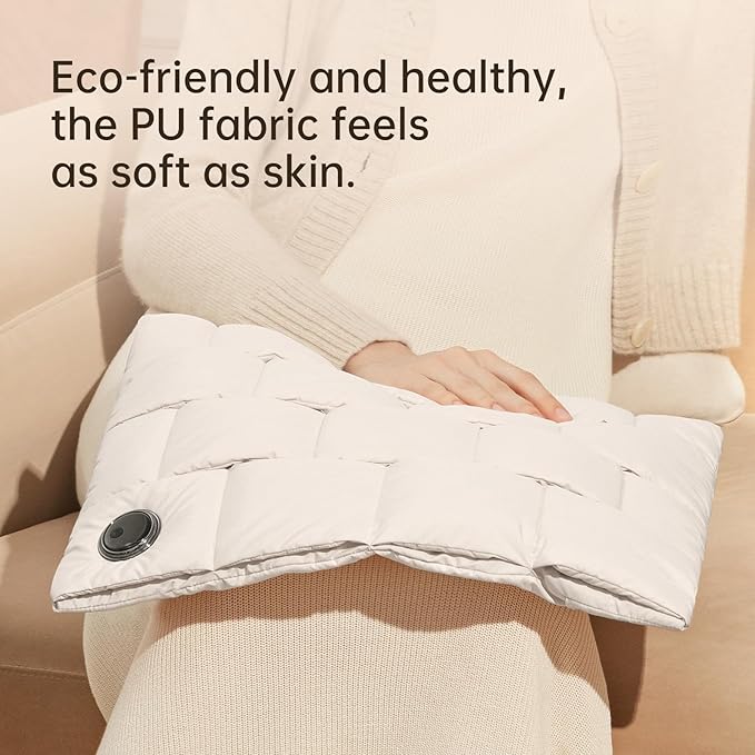 JISULIFE Hand Warmers Rechargeable, 6 Gears Heated Gloves with Power Bank, Multi-Functions Heating Pad & Hand Warmers, Heated Gloves Gifts for Women, Kids, Hunting, Camping