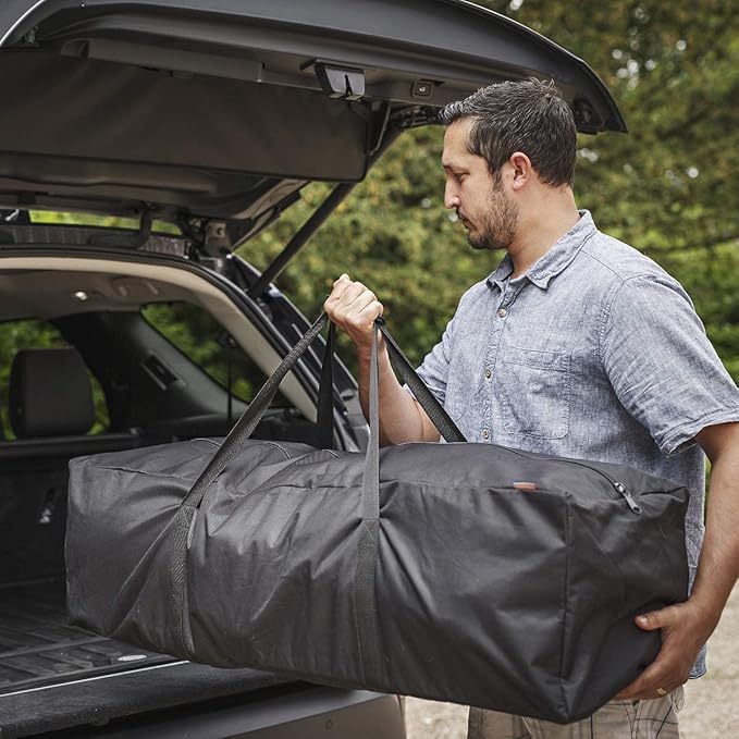 INFANZIA Duffel Travel Sports Equipment Bag, Long Luggage Bag with Upgrade Zipper Water Resistant, Extra Large Foldable Storage Bag for Camping, Tent, Tripod, Fishing(45x12x13 inch,1PCS)