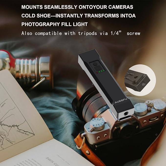 Work Flashlight with Laser Pointer & LED, 1200 Lumens, 5 Modes, Compass, 1/4" Tripod Mount, Cold Shoe, flishlight Pocket Clip – Rechargeable Survival Light for Camping, Hiking, Emergency