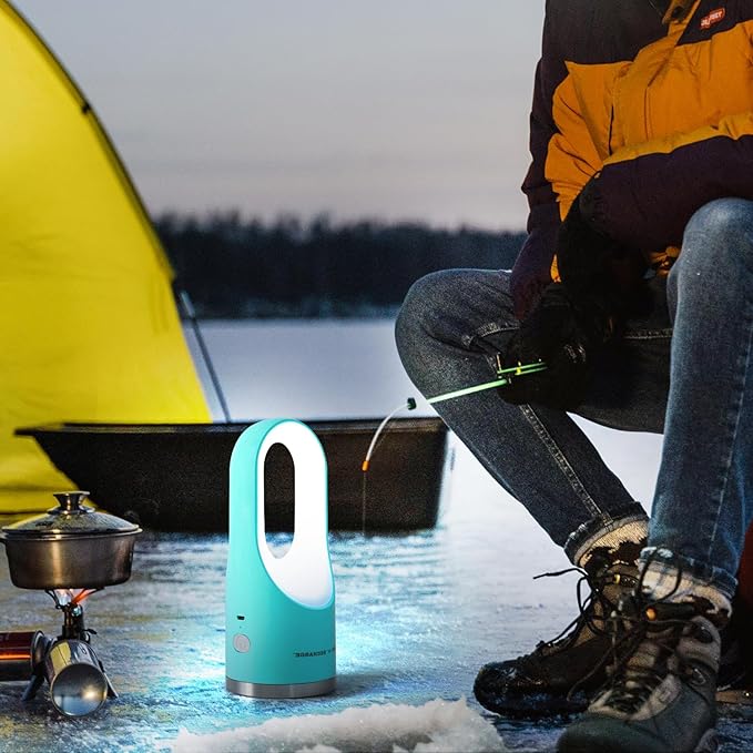 Rechargeable Spotlight Flashlight Portable Outdoor 1800mah Handheld U-Shape Lightweight Walking Lights 4 Modes Typr C Input for Home Walking Hiking Camping Fishing Emergency