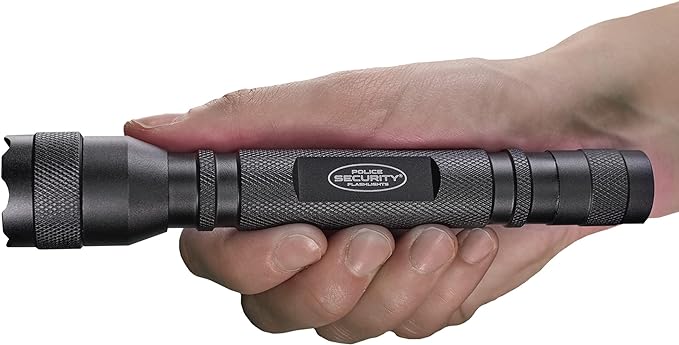 Police Security Blackjack 2AA Flashlight - Tactical LED Ultra Bright - 140 Lumens - Small, Efficient, Rugged, & Dependable - Water Resistant - Everyday Carry