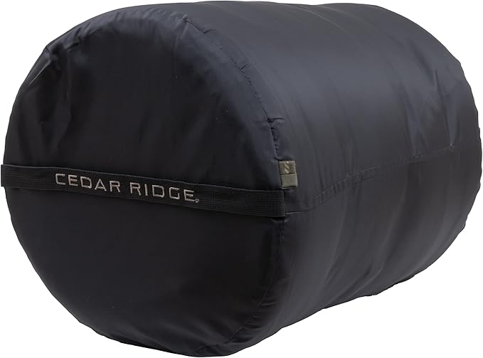 Cedar Ridge Buckhorn -10° Sleeping Bag - Green, One Size