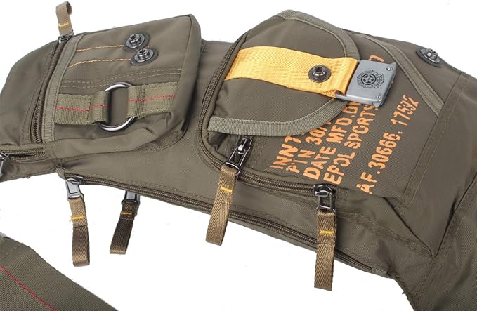 Nylon Sling Chest Bag Daypack Bicycle Travel Gym Backpack