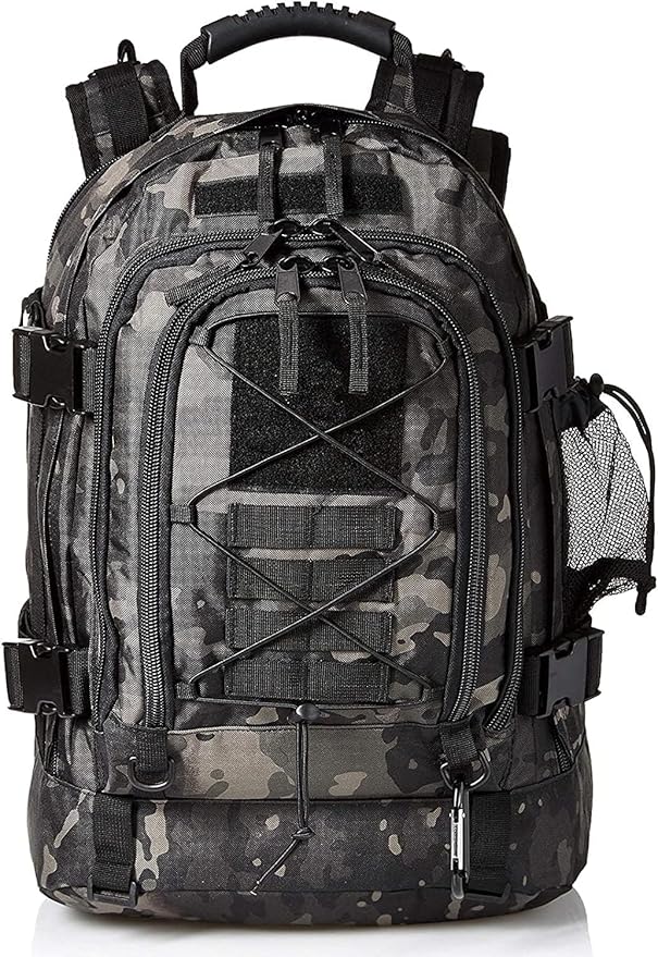 Expandable 40-64L Military Tactical Backpack 3 Day Bag Hiking Gym Sport Camping