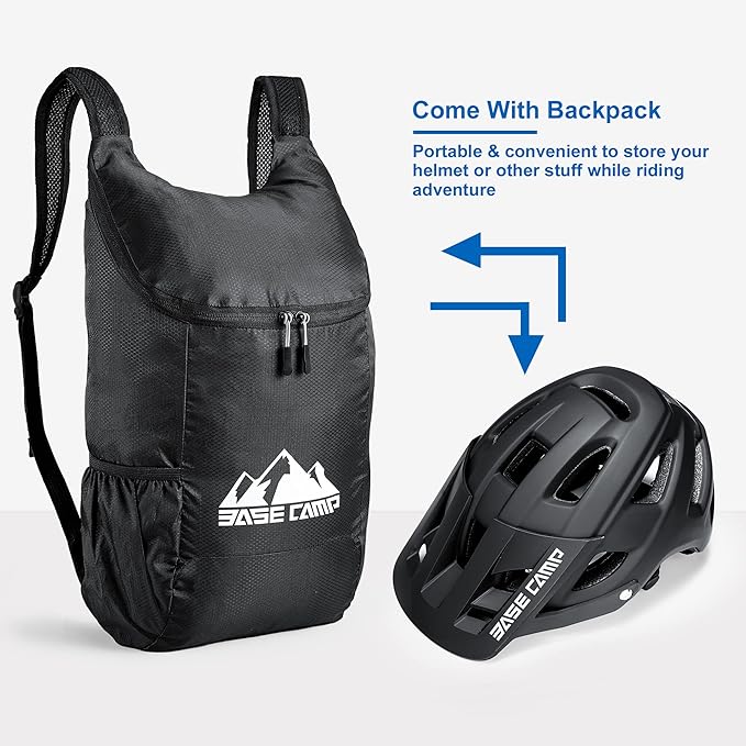 BASE CAMP Hiking Backpack,12L Portable Lightweight Packable Travel Daypacks for Women Men, Foldable Shoulder Pack Casual Outdoor Bag