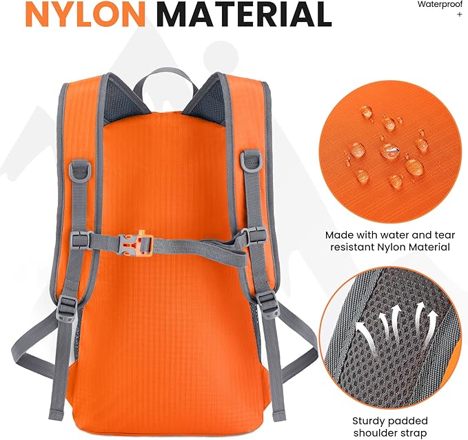 Venture Pal 35L Ultralight Lightweight Packable Foldable Travel Camping Hiking Outdoor Sports Backpack Daypack