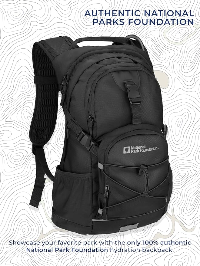 18L Hydration Backpack with 2 Liter Hydro Water Bladder Bag, Lightweight Daypack for Cycling, Hiking, Running, Climbing, for Men Women Kids