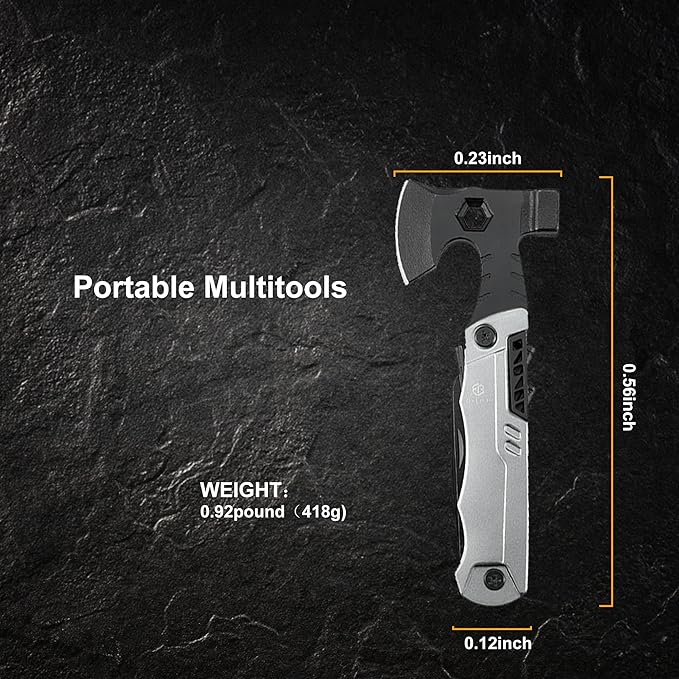 22-in-1 Multitool Pliers with Safety Locking Pocket Knife with Durable Nylon Sheath for Outdoor, Fishing, Camping, Ideal Gifts for Father, Husband, Boyfriend Stocking Stuffers Christmas Gifts for Men