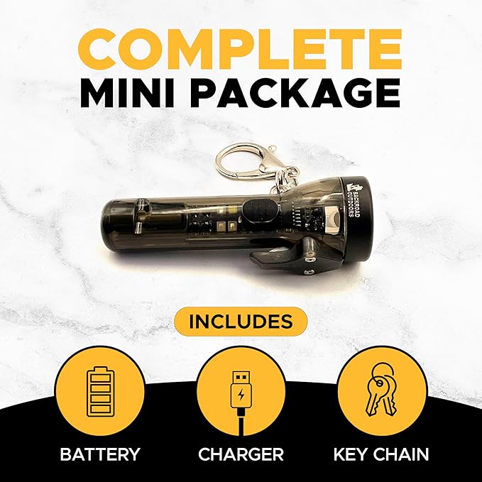 Multifunctional Portable 200 Lumen Rechargeable Keychain LED Flashlight