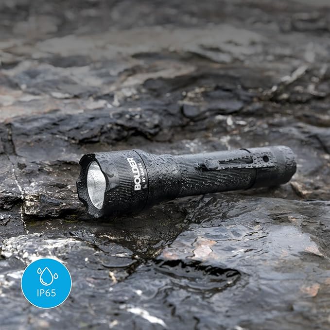 Anker [Rechargeable Bolder LC40 Flashlight, LED Torch, Super Bright 400 Lumens CREE LED, IP65 Water Resistant, 5 Modes High/Medium/Low/Strobe/SOS, Indoor/Outdoor (Camping/Hiking/Emergency Use)