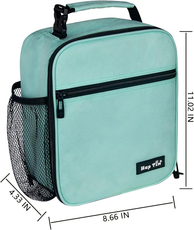 Hap Tim Insulated Lunch Box for Men, Reusable Lunch Bag for Women & Men, Adluts Lunchbox for Office Work, Portable Lunchbag, Mint Green(18654-MG)