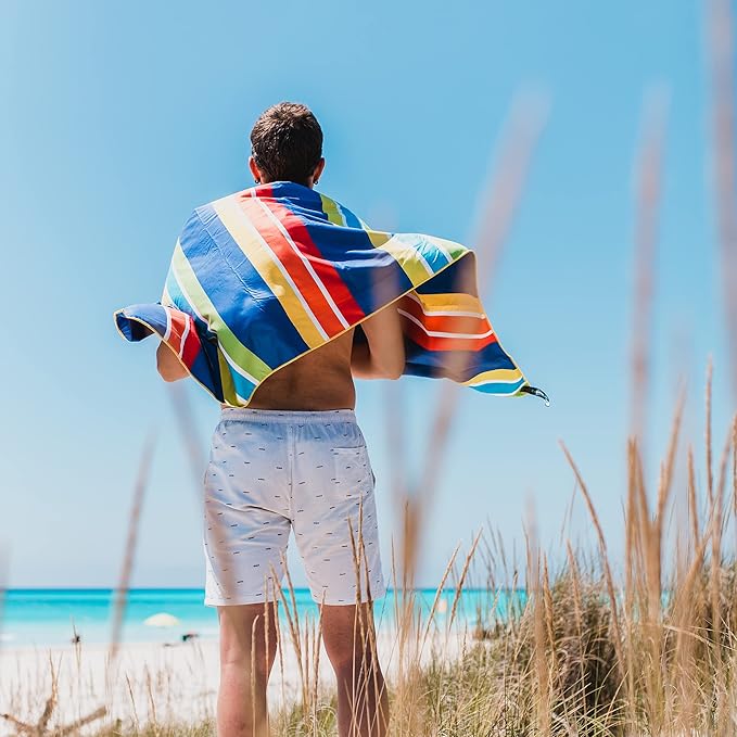 4Monster Microfiber Beach Towel Quick Dry,Super Absorbent Lightweight Travel Towel for Swimmers, Sand Free Camping Towel, Beach Towels for Pool, Swim, Water Sports,Yoga,Gym,Backpacking