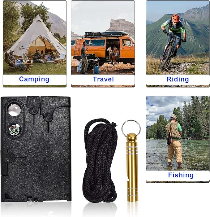 18 in 1 Credit Card Tool Survival Multitool Pocket Tool Set,2 pieces11-in-1 Survival Credit Card Multitool Gift For Men Multipurpose Tactical Wallet Tool,Best gift for men.