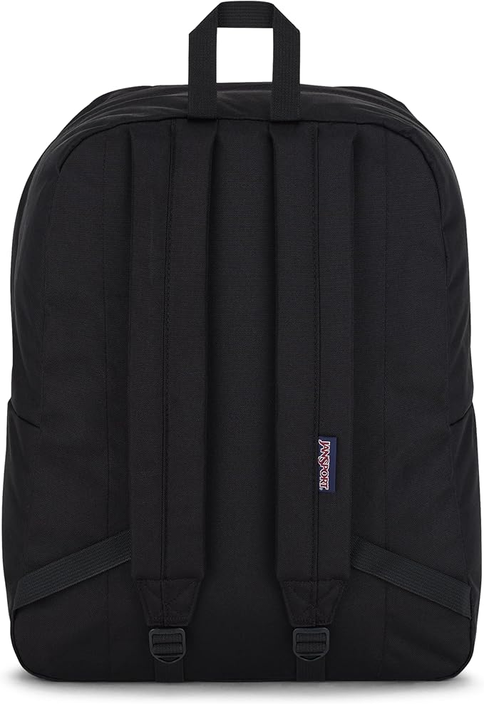 JanSport SuperBreak One Backpacks - Durable, Lightweight Bookbag with 1 Main Compartment, Front Utility Pocket with Built-in Organizer - Premium Backpack, Black